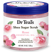 Load image into Gallery viewer, Dr Teal's Shea Sugar Body Scrub, Rose