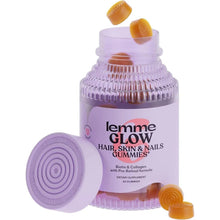 Load image into Gallery viewer, Lemme Glow Collagen Hair, Skin & Nail Gummies