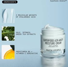 Load image into Gallery viewer, Youth To The People Superfood Hyaluronic Acid Air-Whip Moisture Cream