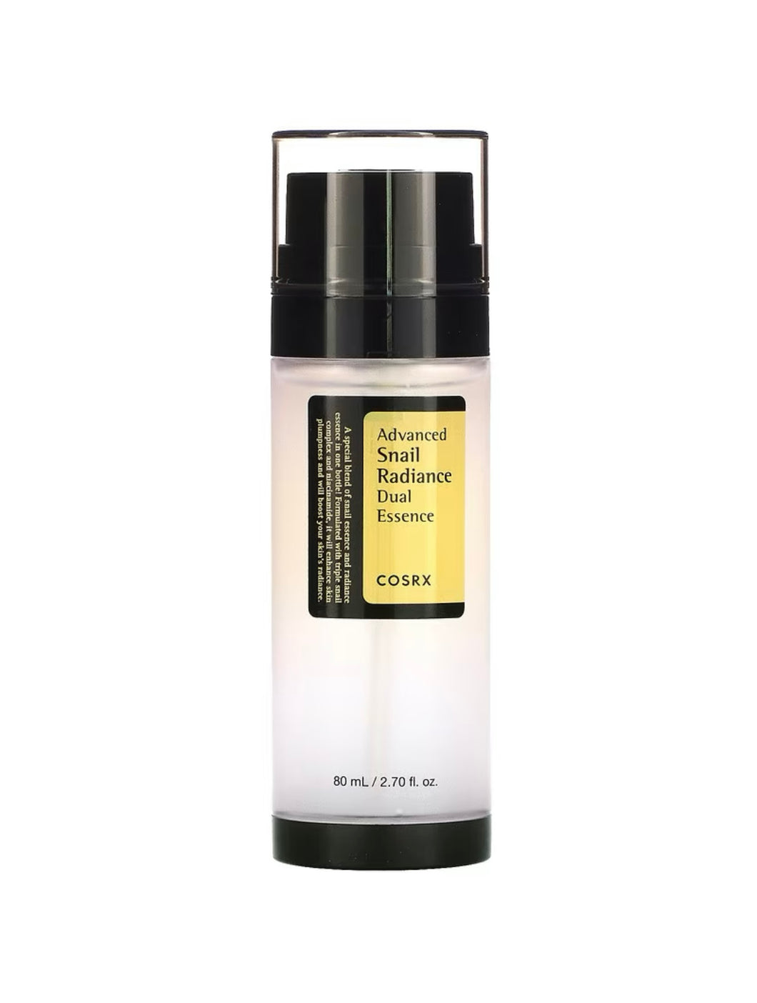 CosRx, Advanced Snail Radiance Dual Essence, 2.7 fl oz (80 ml)