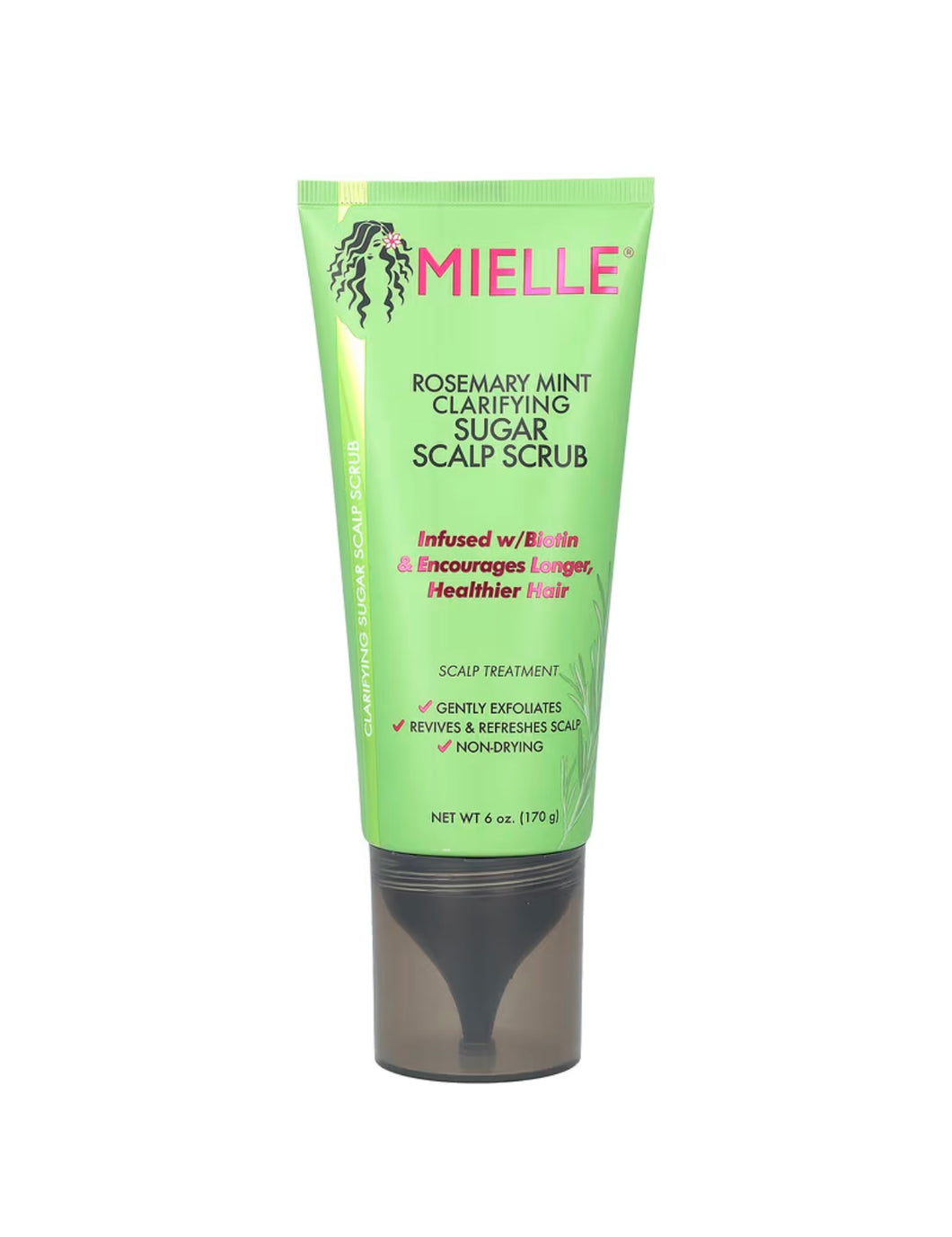 Mielle Clarifying Sugar Scalp Scrub, Rosemary Mint.