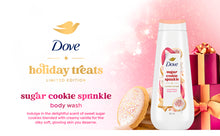 Load image into Gallery viewer, Dove Limited Edition Holiday Treats Body Wash Sugar Cookie Sprinkle
