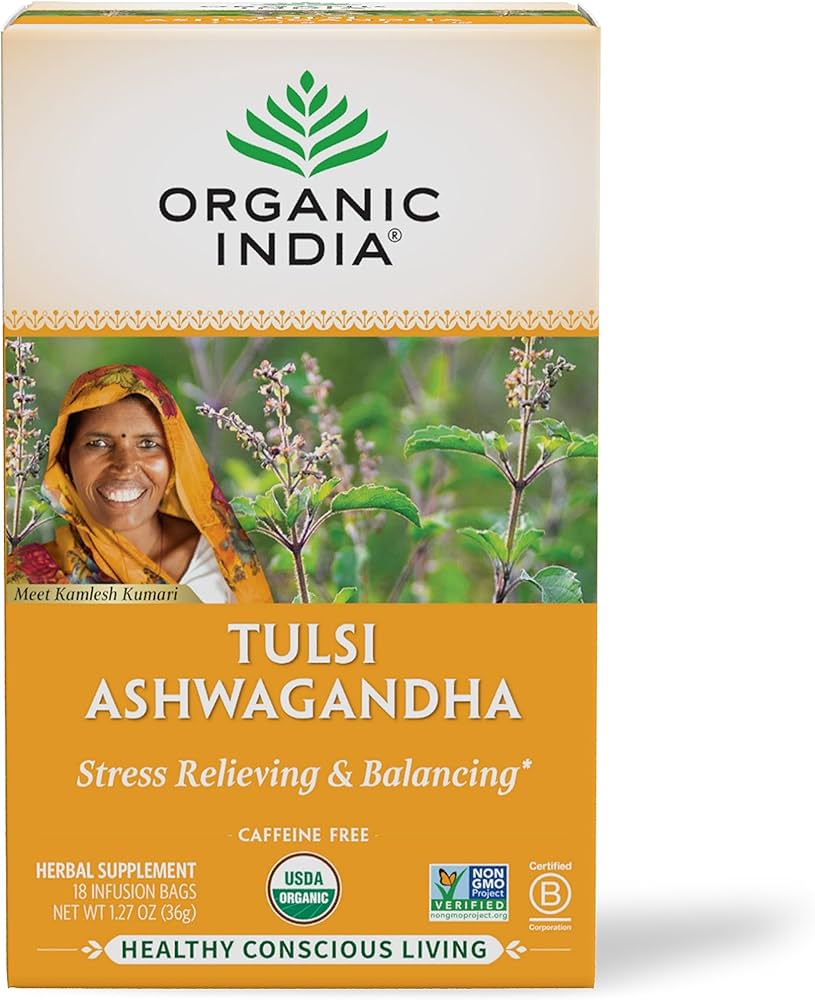 Organic India™ Tulsi Ashwagandha Infusion Tea Bags