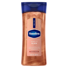 Load image into Gallery viewer, Vaseline Glazed and Glisten Sunlit Glow Vanilla Cocoa Shimmering Body Gel Oil
