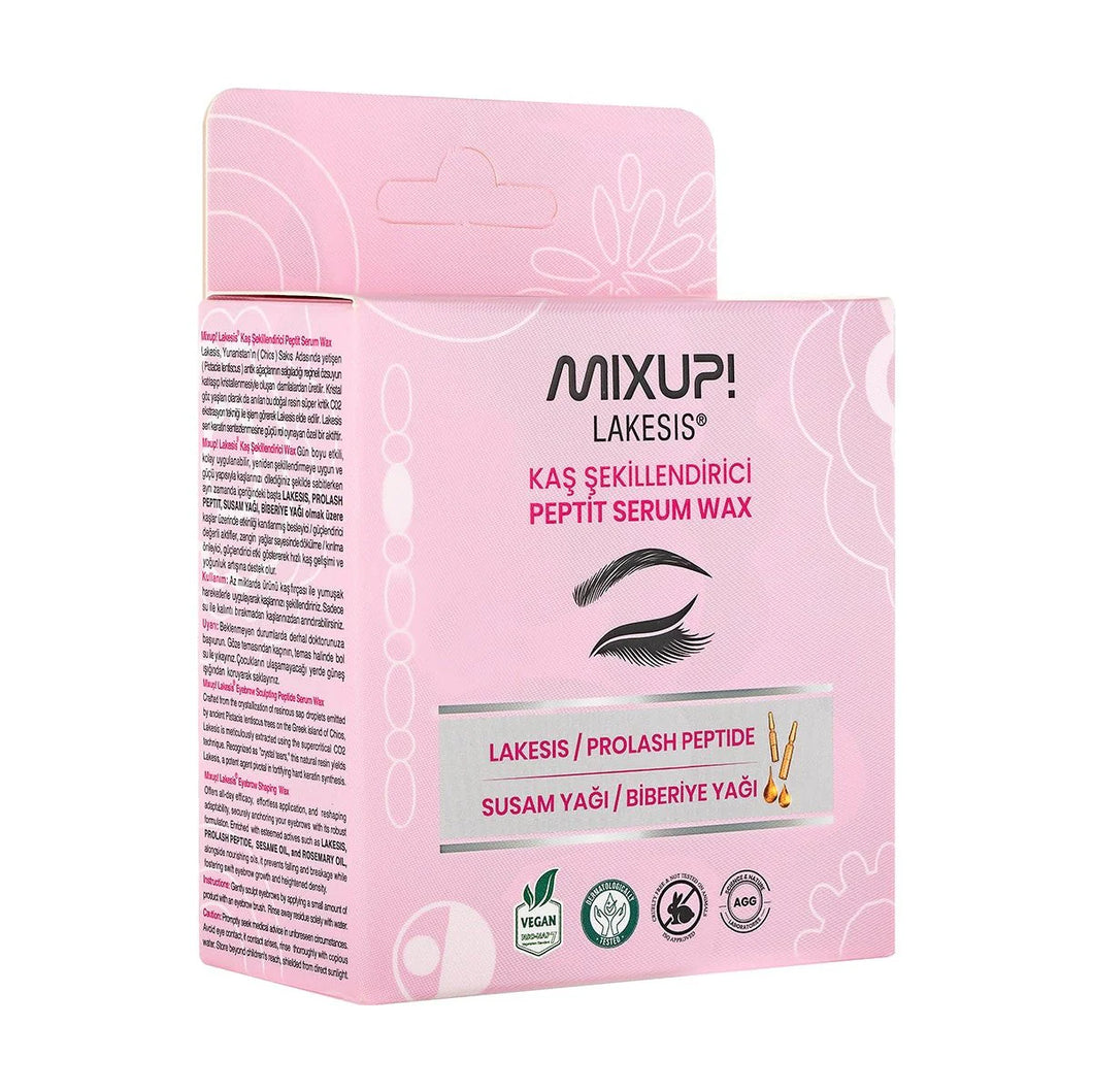 Mixup Lakesis Prolash Peptide Brow Shaping Wax.