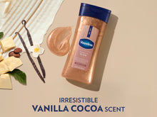 Load image into Gallery viewer, Vaseline Glazed and Glisten Sunlit Glow Vanilla Cocoa Shimmering Body Gel Oil
