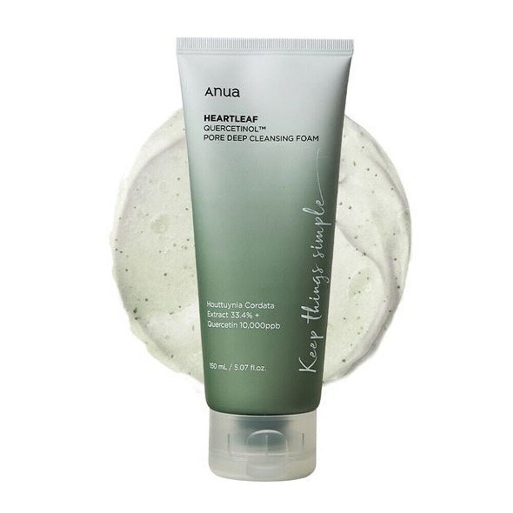 Anua Heartleaf Quercetinol Pore Deep Cleansing Foam.