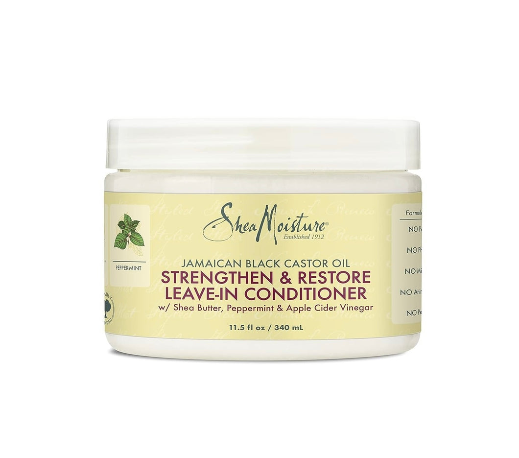 Shea Moisture Jamaican Black Castor Oil Leave In Conditioner.