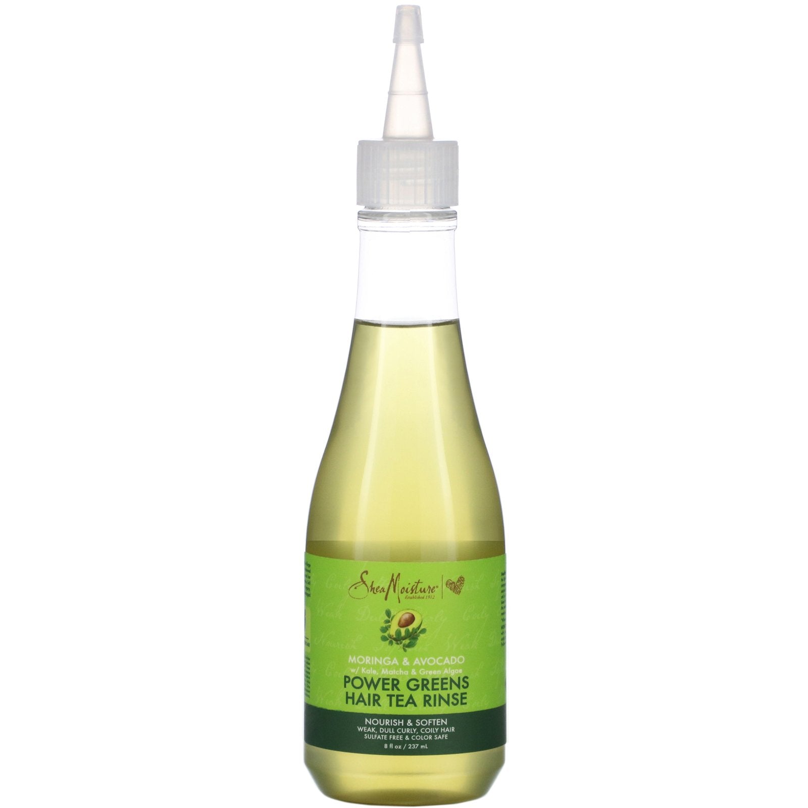 Power Greens Hair Tea Rinse, Moringa & Avocado, 8 fl oz (237 ml ...