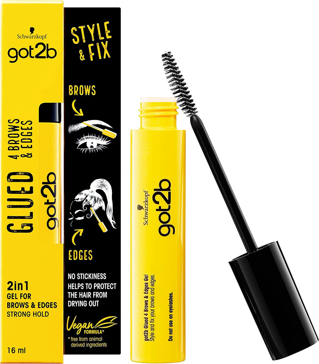 GOT2B BROWS GLUED 4 BROWS & EDGES 2IN1 GEL.