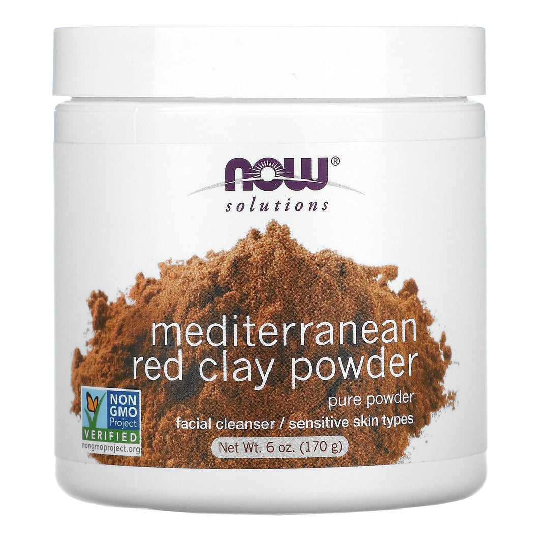 NOW Moroccan red clay powder.