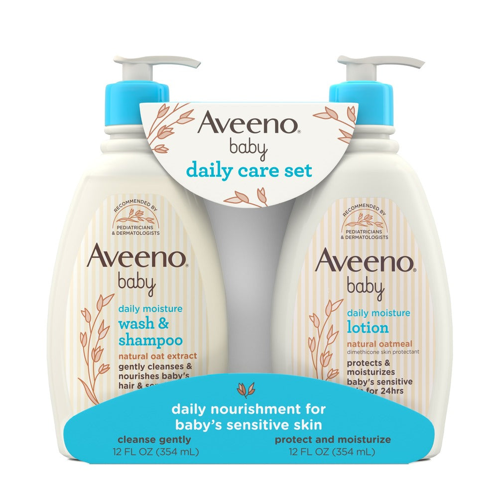 Aveeno Baby Daily Care Set.