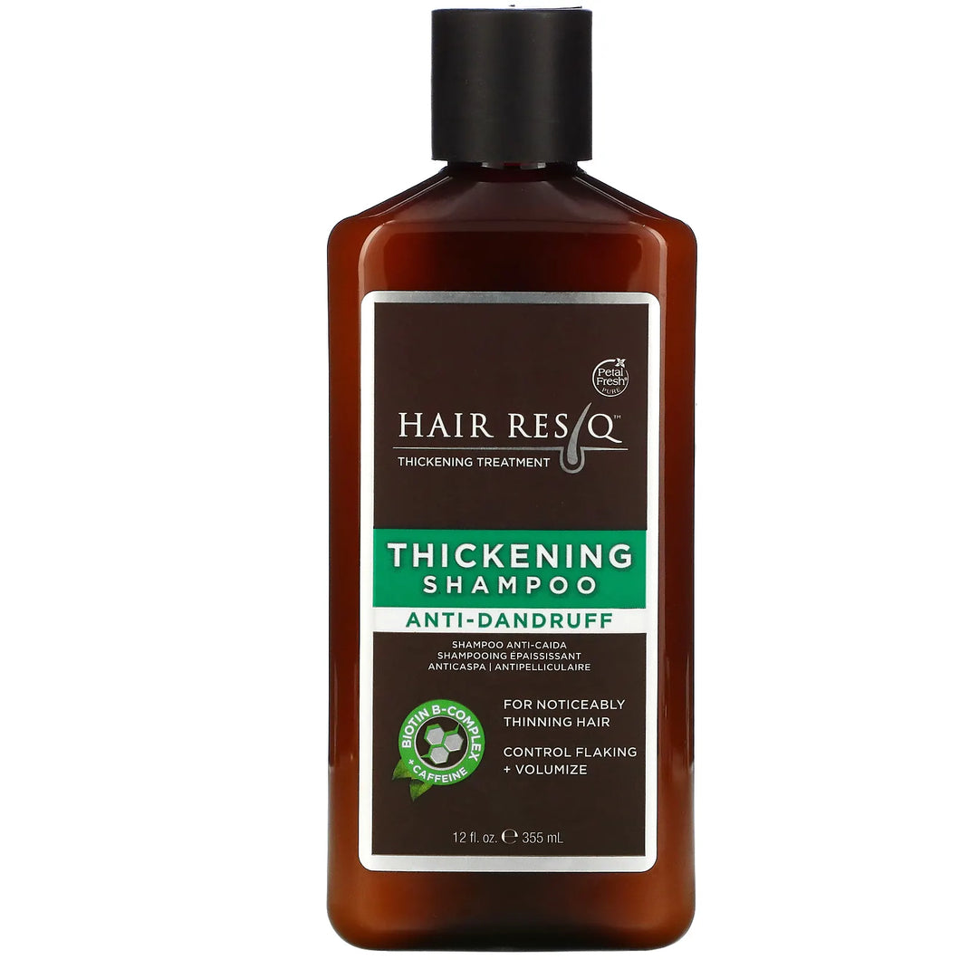 Hair Rescue Thickening Treatment Biotin B-Complex + Caffeine + Zinc Anti-Dandruff Shampoo