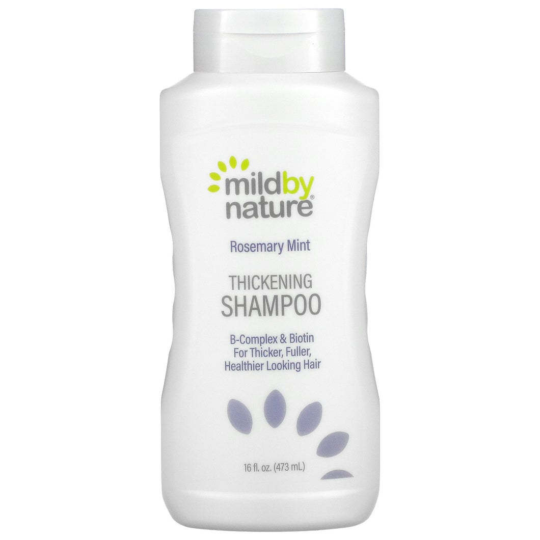Mild By Nature, Thickening Shampoo, B-Complex & Biotin, Rosemary Mint