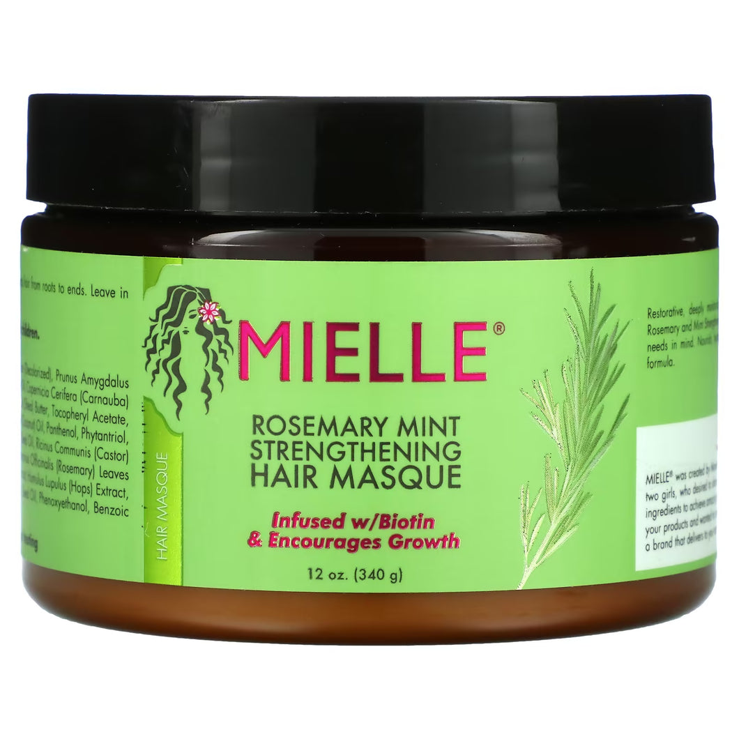 ماسك تقوية الشعر ، اكليل الجبل والنعناع Mielle.