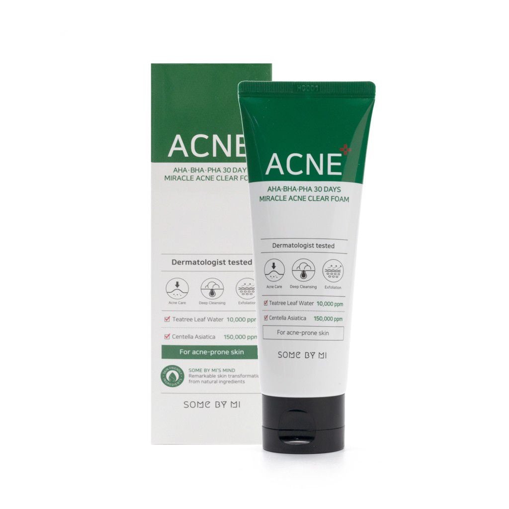 SOME BY MI- AHA BHA PHA 30 Days Miracle Acne Clear Foam