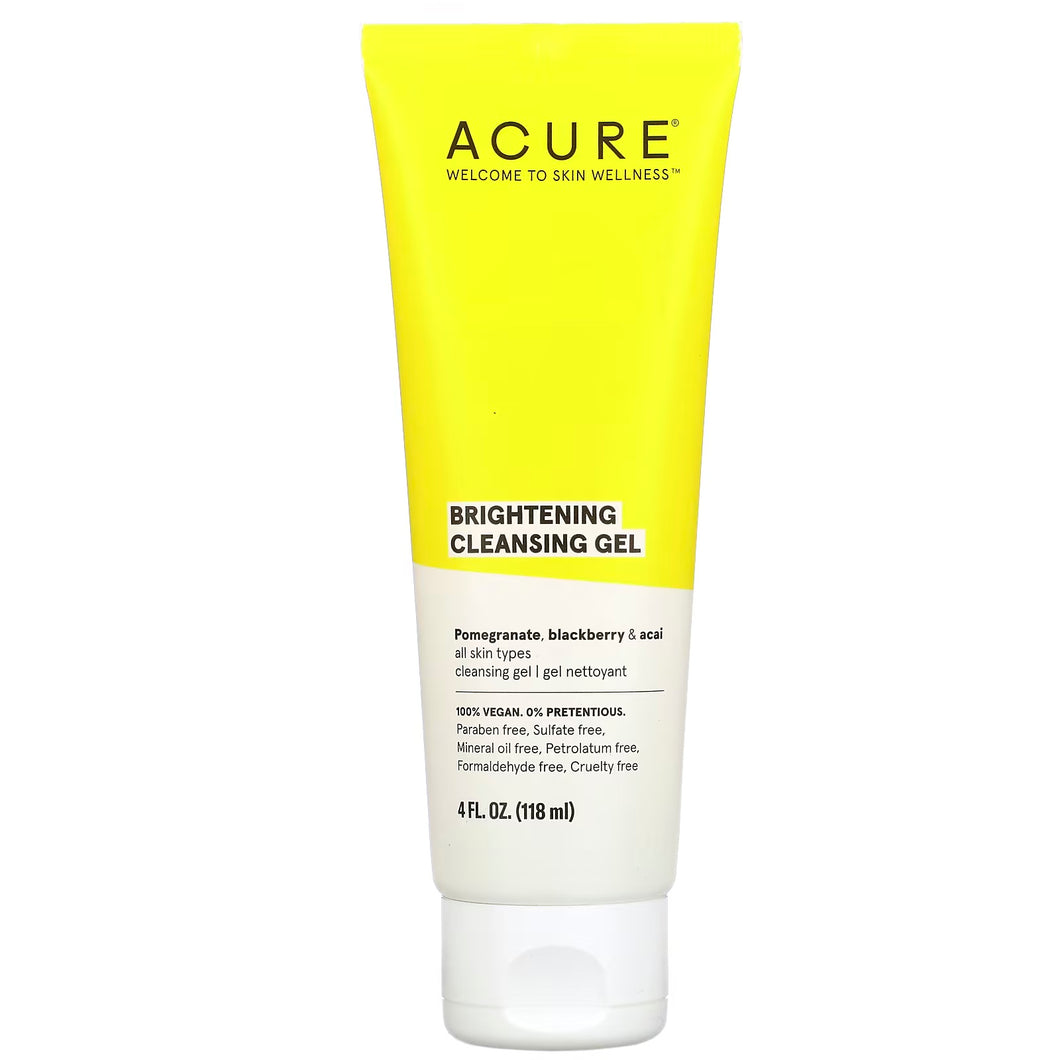 ACURE, Brightening Cleansing Gel, 4 fl oz (118 ml)