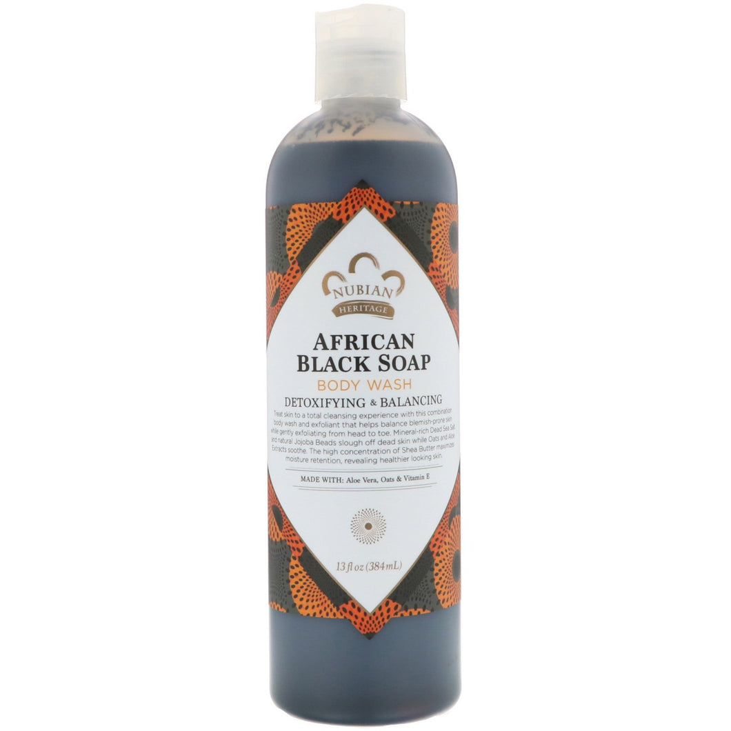 Nubian Heritage African Black Soap Body Wash